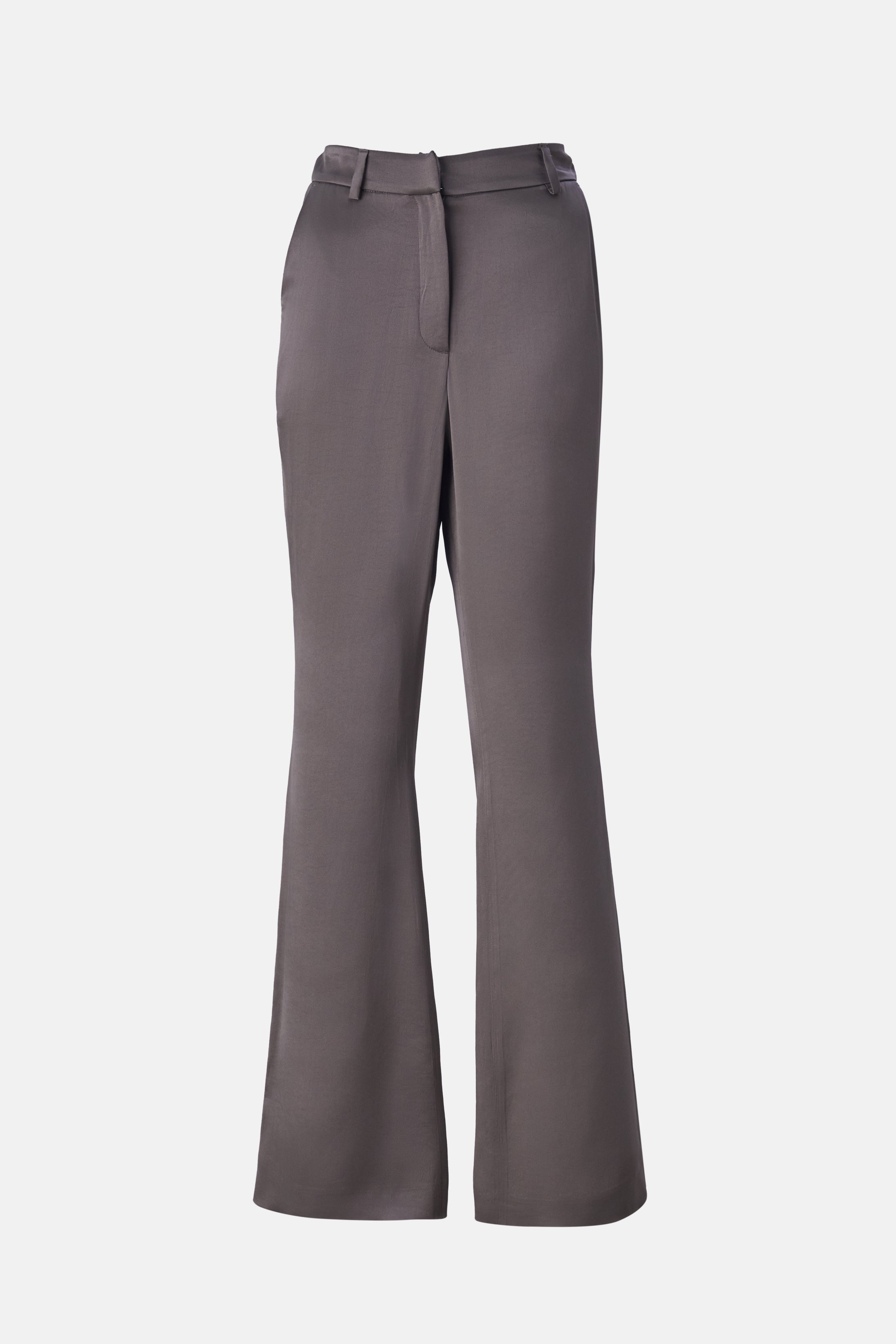 Geniş Paça Saten Pantolon