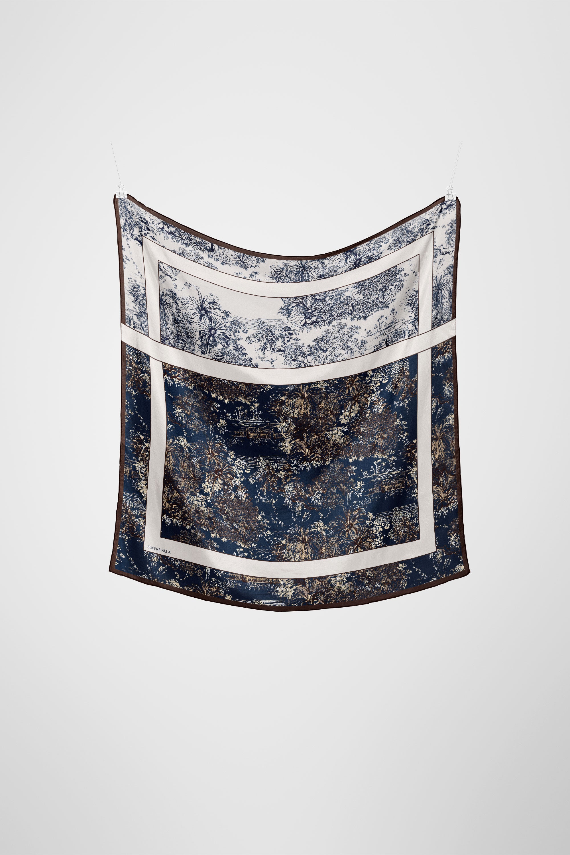 Midnight Garden Yün Şal