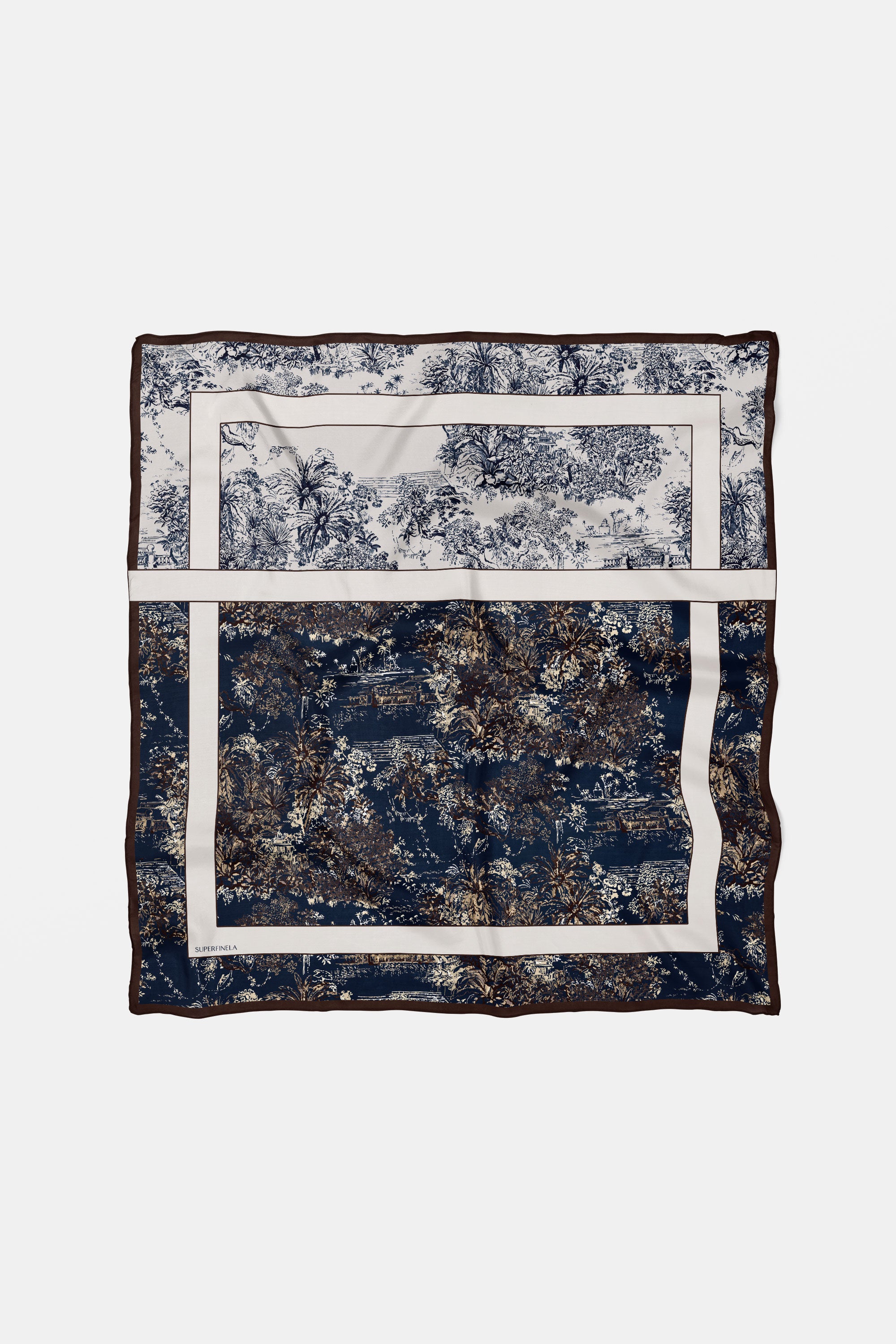 Midnight Garden Yün Şal