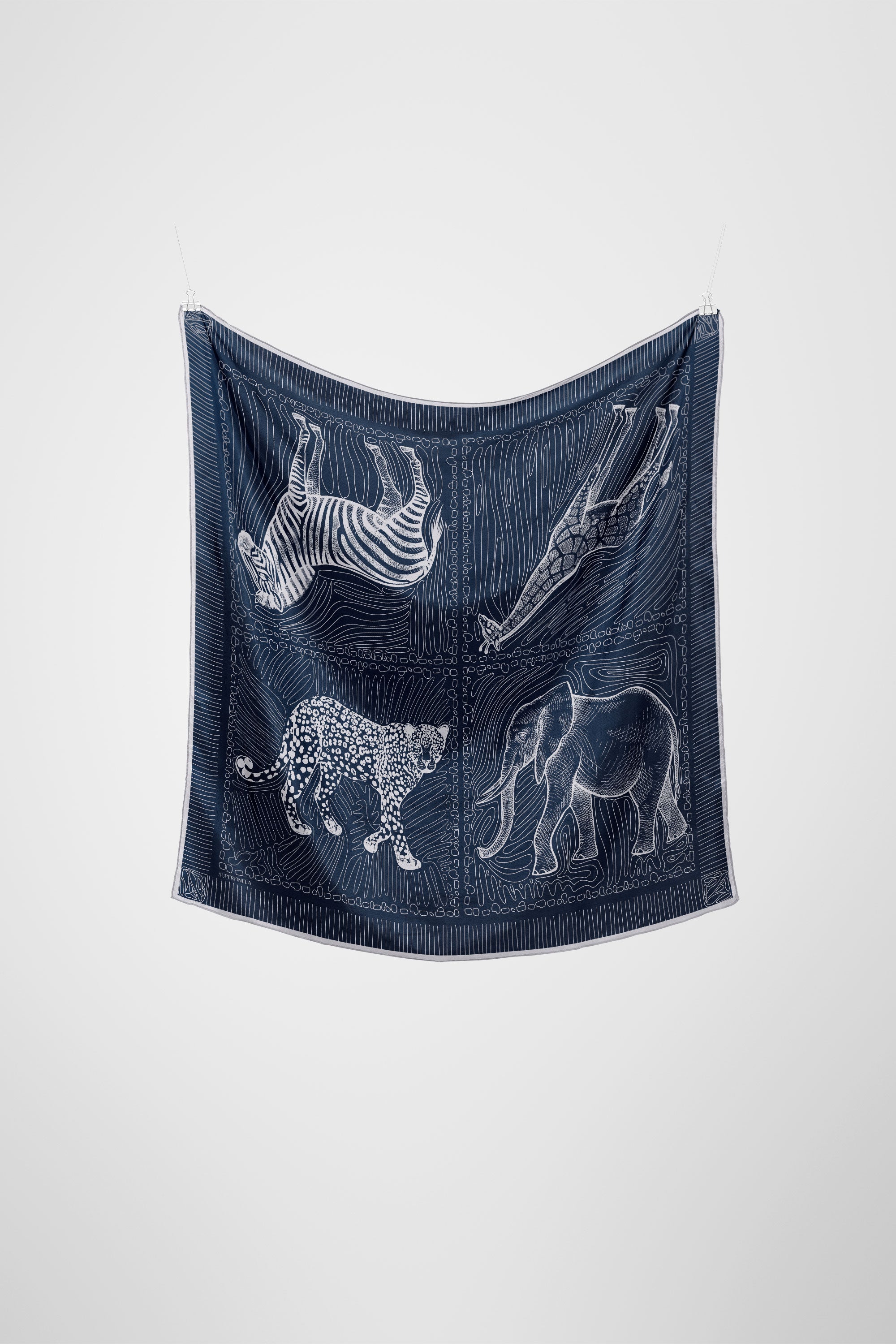 Midnight Safari Yün Şal