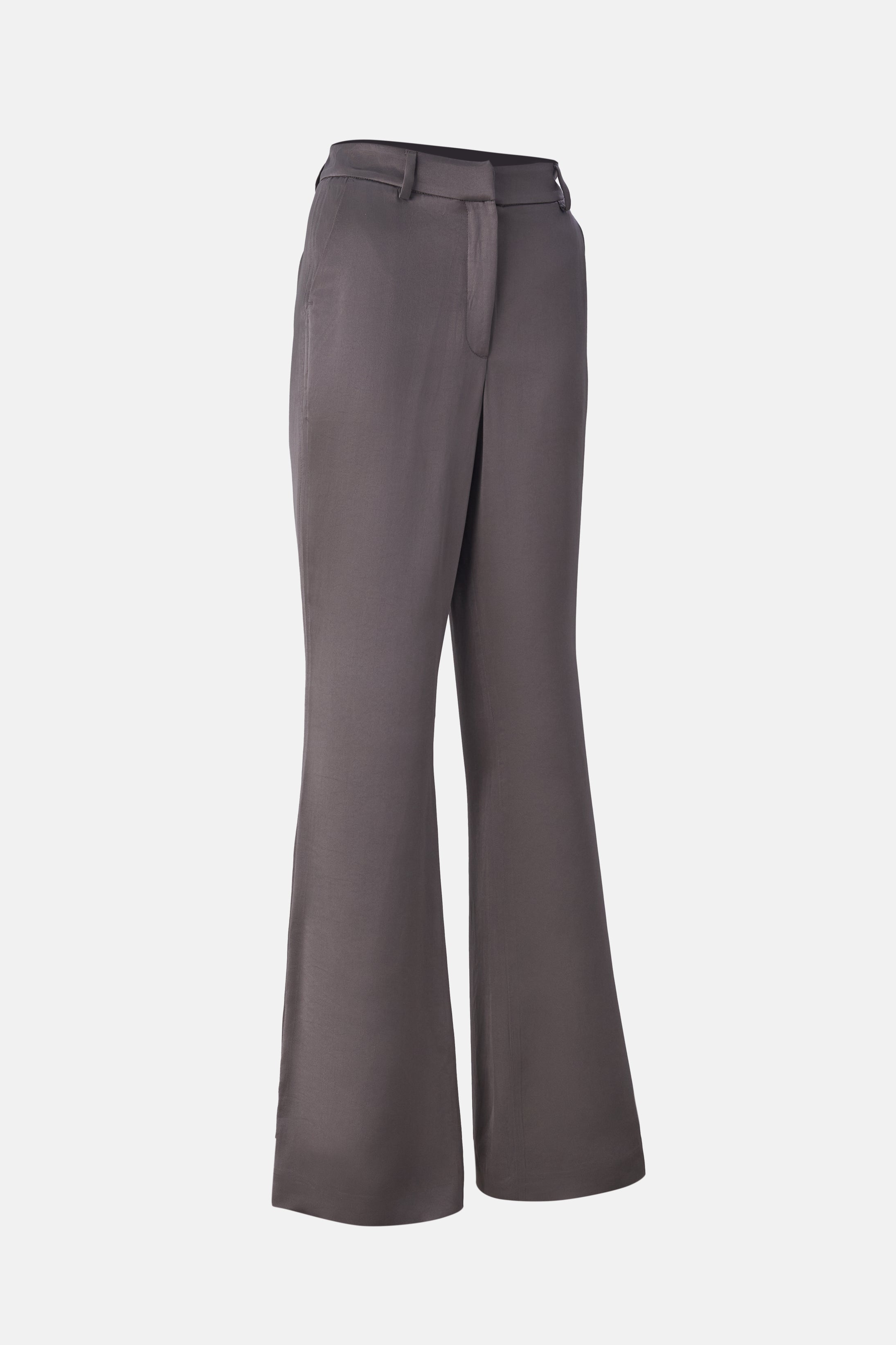 Geniş Paça Saten Pantolon