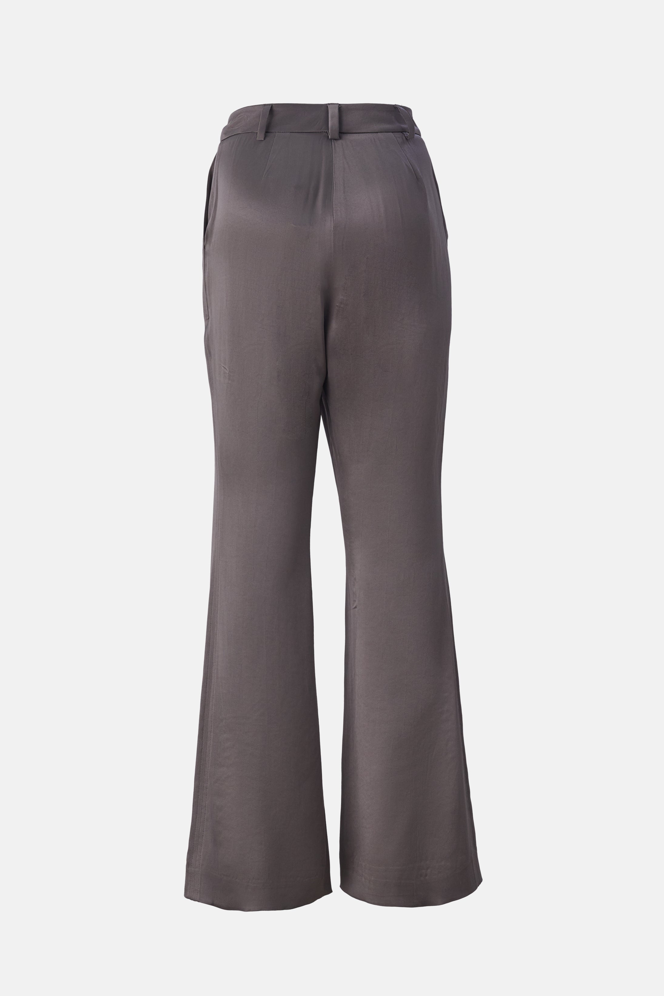 Geniş Paça Saten Pantolon