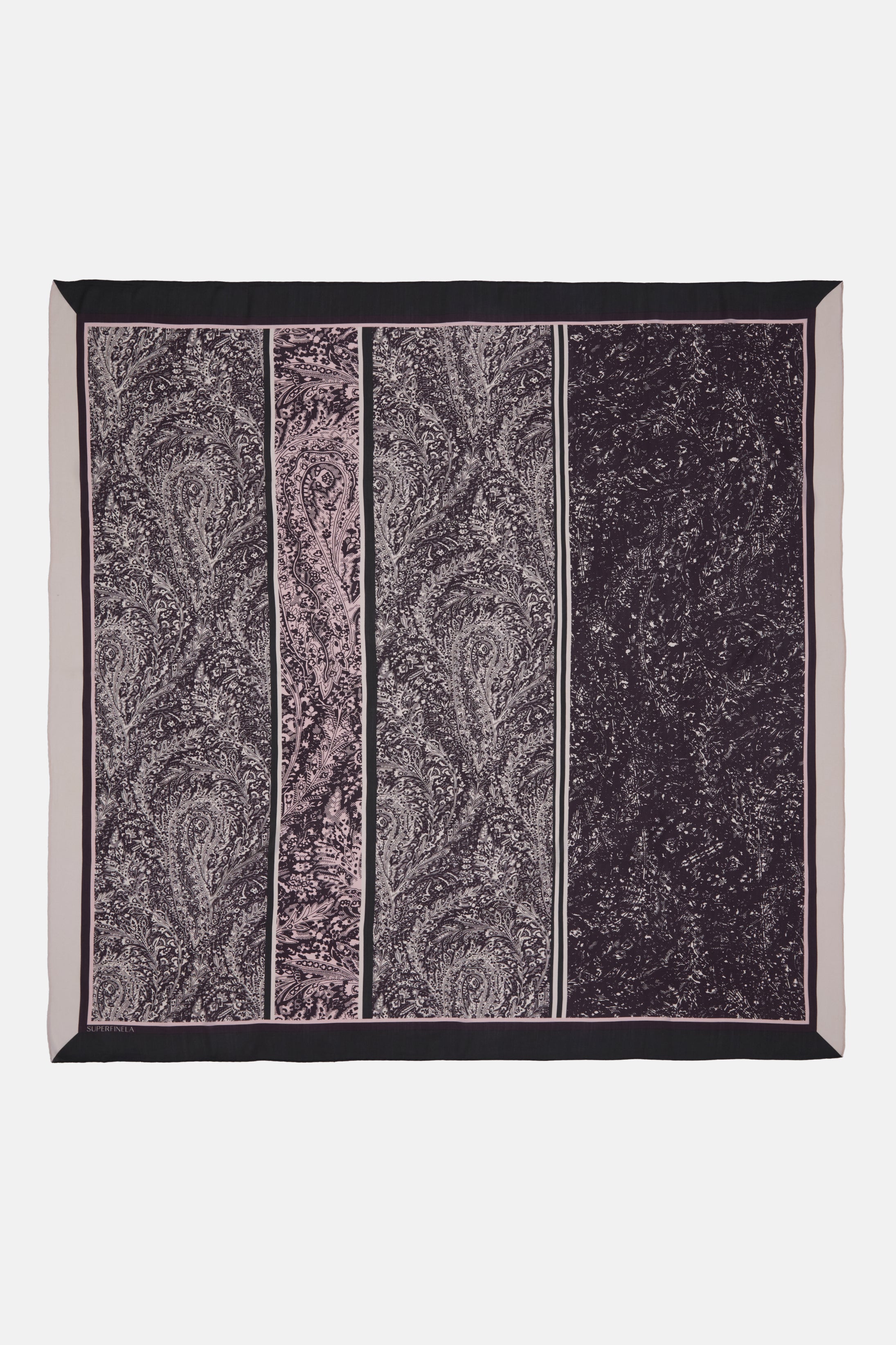 Mauve Harmony Yün Şal